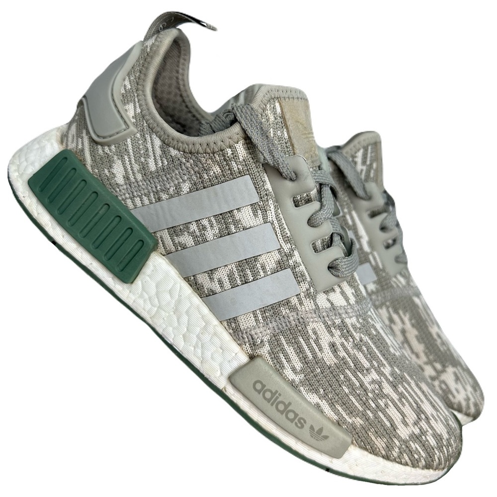 Adidas NMD_R1 x Footlocker ‘Sesame’ Glitch Camo Running Shoes